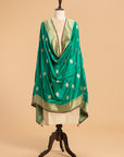Green Kadwa Silk Dupatta