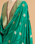Green Kadwa Silk Dupatta