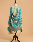 Sky Blue Kadwa Silk Dupatta