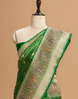 Green Brocade Silk Saree