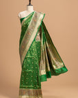 Green Brocade Silk Saree