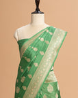 Green Jamdani Silk Saree