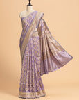 Mauve Kadwa Butta Silk Saree