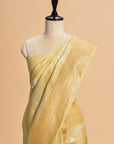 Light Green Kadwa Georgette Tussar Saree