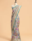 Sky Blue Rangkat Silk Saree