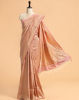 Light Pink Brocade Silk Saree