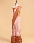 Light Pink Kadwa Butta Silk Saree
