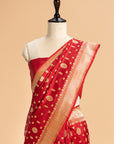 Red Butta Saree in Silk