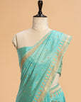 Firozi Kadwa Butta Silk Saree