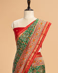 Bottle Green Patola Silk Saree