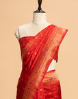 Red Paithani Silk Saree