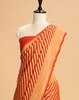 Red Jamdani Georgette Saree