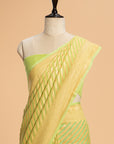 Light Green Jamdani Georgette Saree