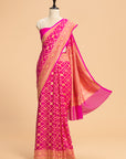 Rani Pink Jamdani Georgette Saree