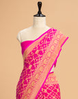 Rani Pink Jamdani Georgette Saree