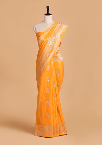 Golden Butta Saree in Silk