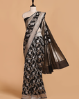 Black Jaal Saree in Silk