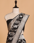 Black Jaal Saree in Silk