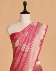 Pink Brocade Saree in Silk