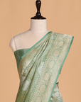 Green Brocade Saree in Silk