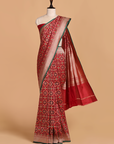 Red Patola Saree in Silk