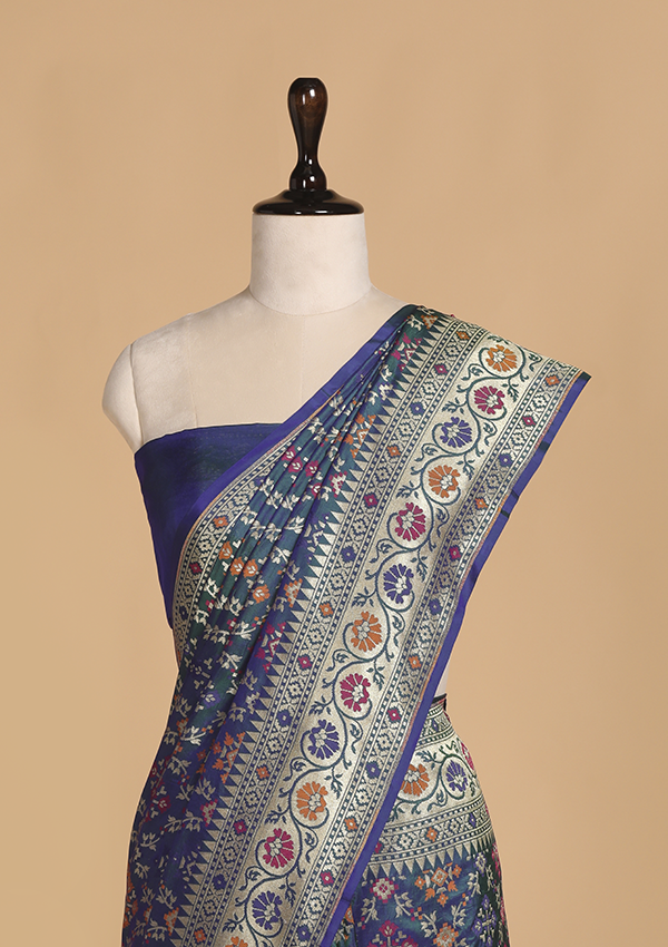 Peacock Patola Saree in Silk