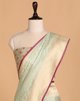 Pista Paithani Pallu Saree in Silk