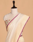 Off White  Paithani Pallu Saree in Silk