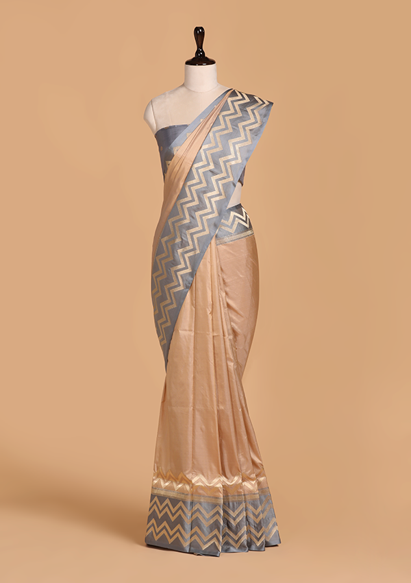 Phawn Plain Saree in Silk