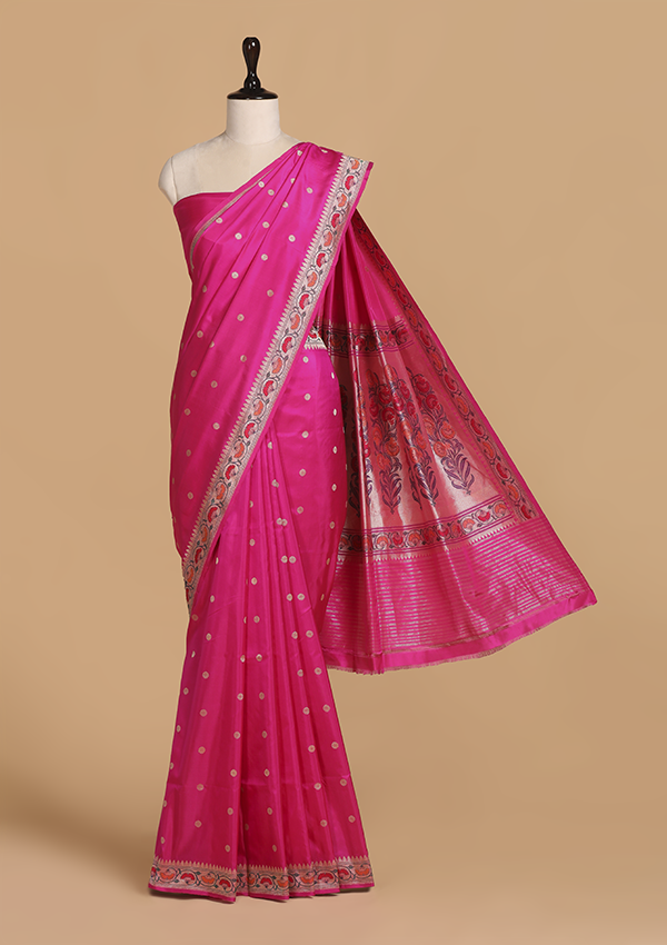 Rani Butti Saree in Silk