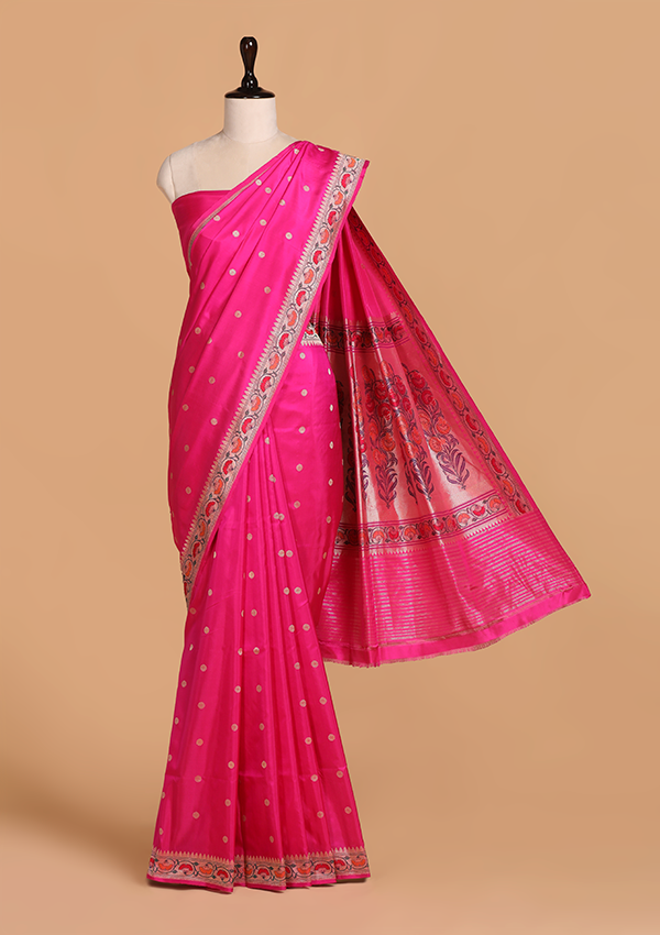 Rani Butti Saree in Silk
