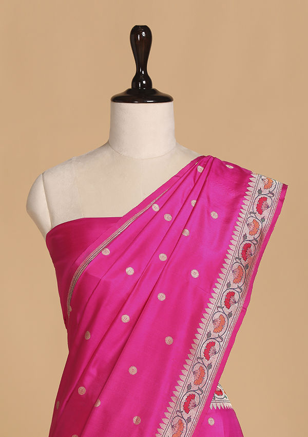 Rani Butti Saree in Silk