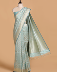 Firozi Butti Saree in Silk