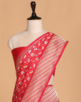 Red Butti Saree in Silk