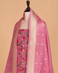 Pink Jaal Dress in Silk