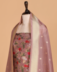 Mauve Jaal Dress in Silk