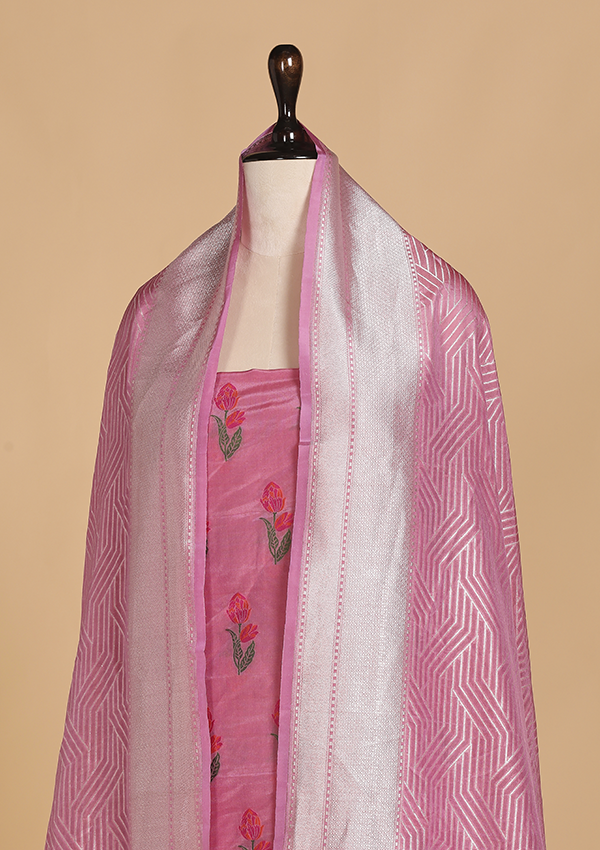 Pink Butta Dress in Silk
