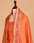 Orange Butti Dress in Silk