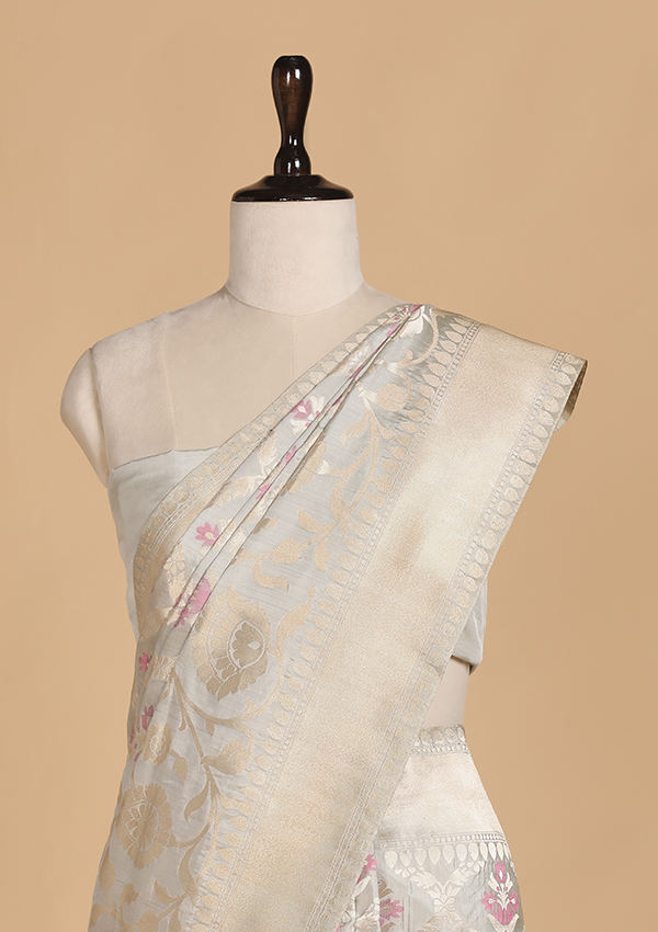 Phawn Jaal Saree in Silk