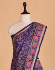 Purple Jaal Saree in Silk