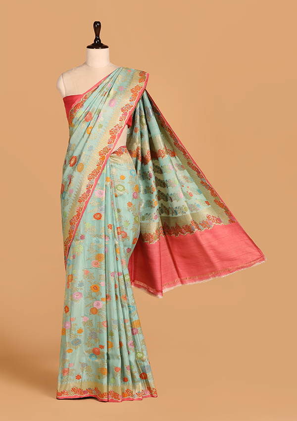 Firozi Jaal in Georgette Tussar