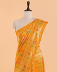 Mustard Yellow Patola Saree in Silk