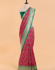 Rani Pink Patola Saree in Silk
