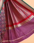 Purple Patola Saree in Silk