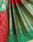 Red Patola Saree in Silk
