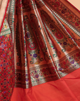 Red Patola Saree in Silk