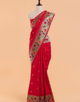 Red Paithani Saree in Silk