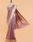 Mauve Paithani Pallu Saree in Silk