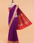 Purple Patola Pallu Saree in Silk