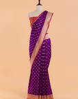 Purple Patola Pallu Saree in Silk